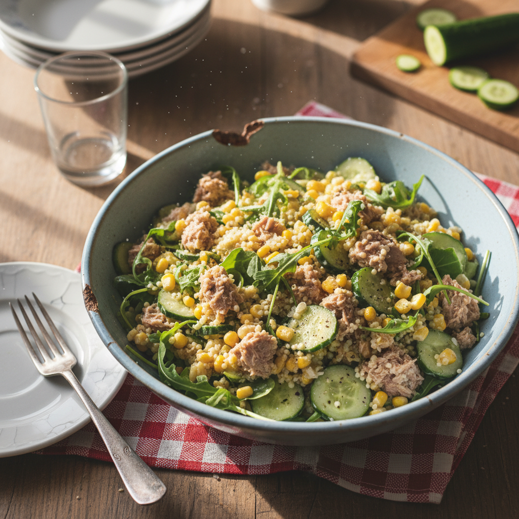 Hladna salata od kus-kusa i tune