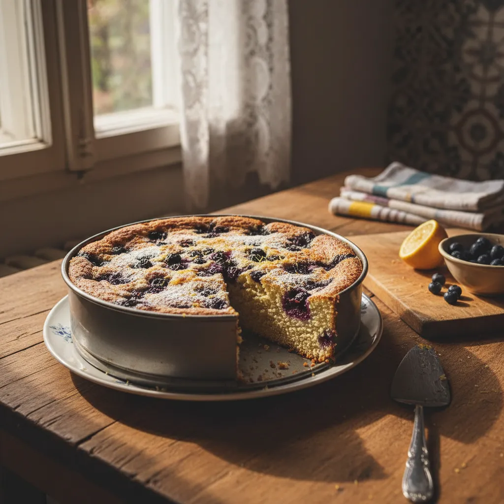 Torta s borovnicama i limunom