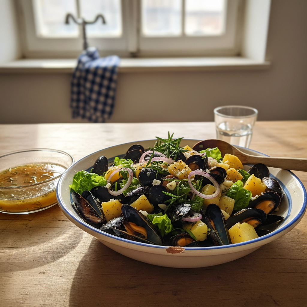 Salata od dagnji s češnjakom i ružmarinom