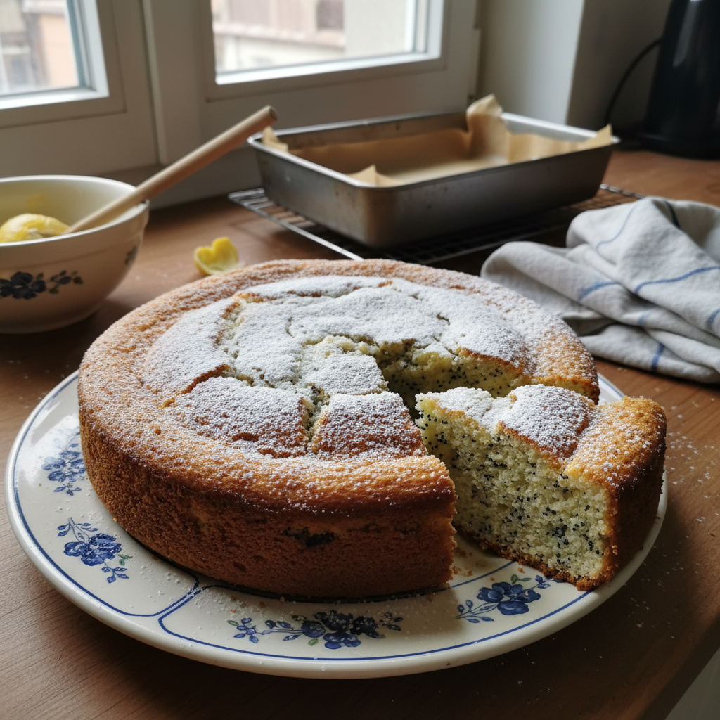 Torta s limunom i makom