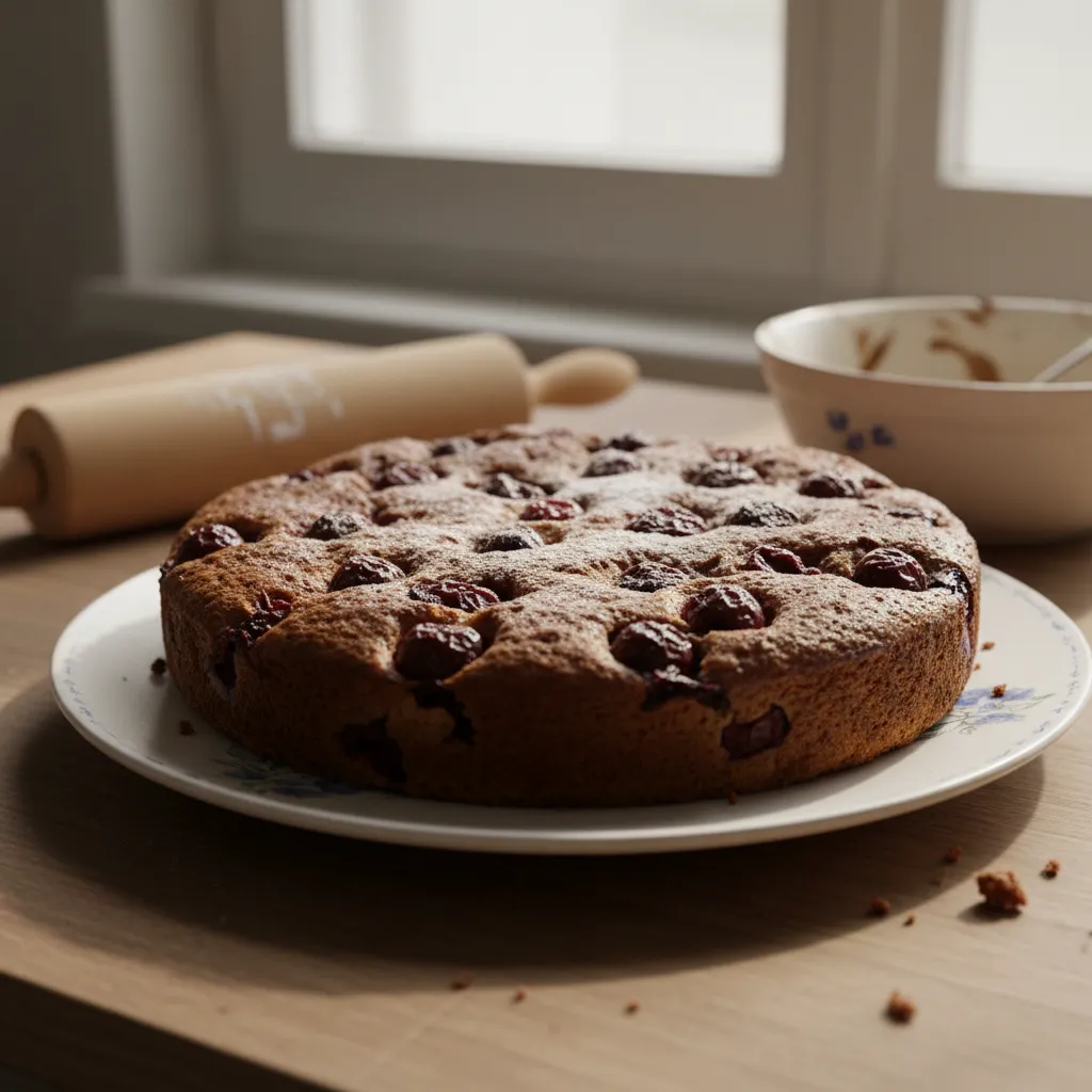 Torta s višnjama i kakaom