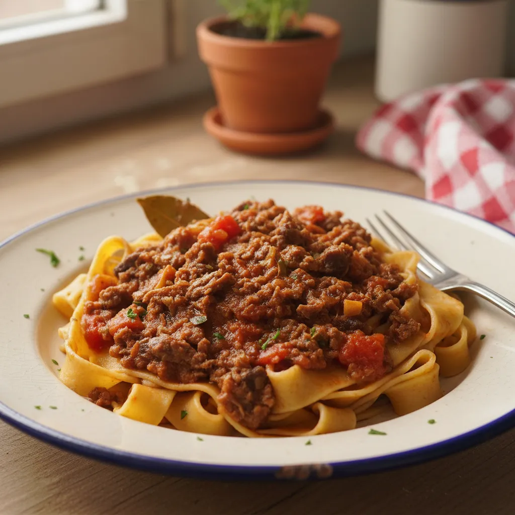 Pappardelle s raguom od divlje svinje