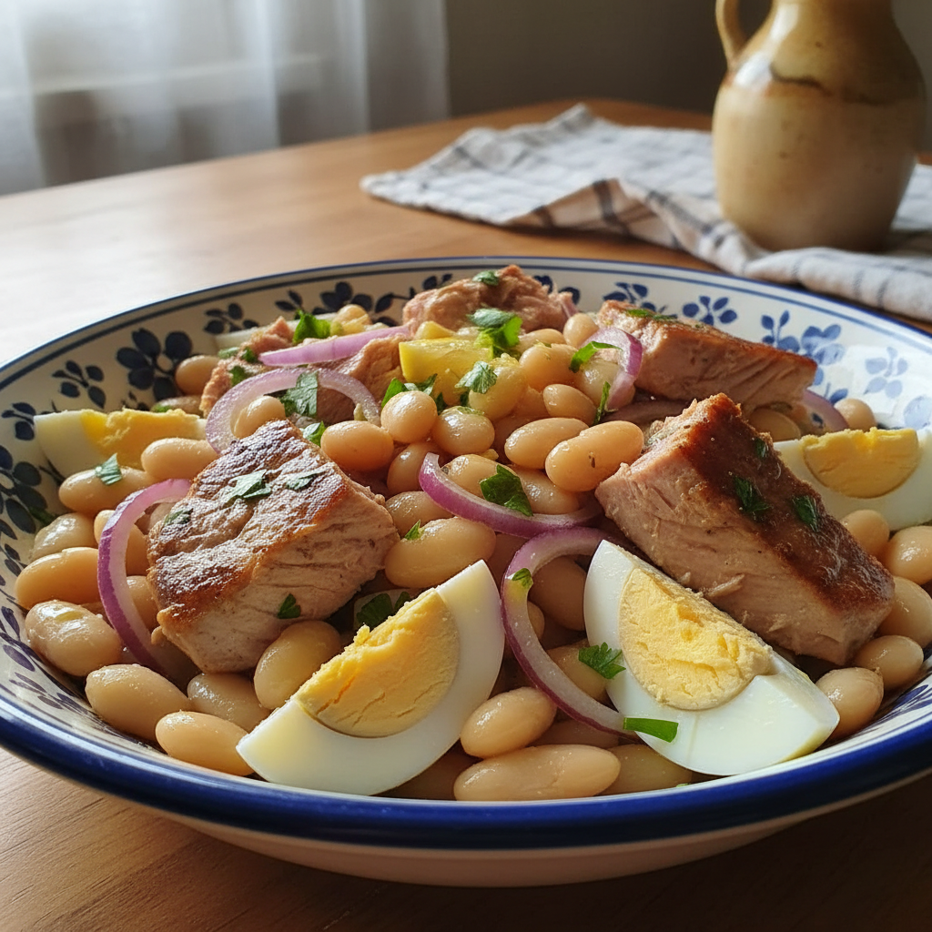 Salata od tune, graha i jaja