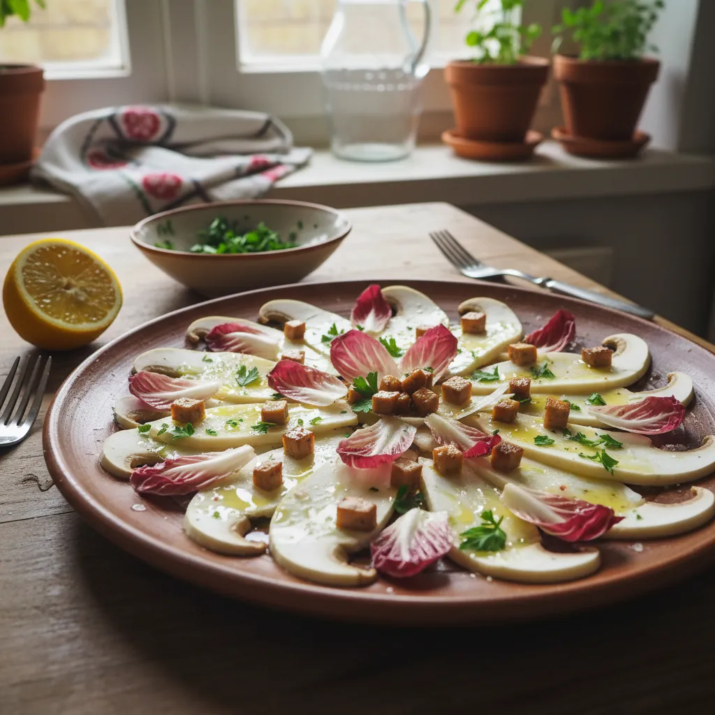 Carpaccio od vrganja i radiča