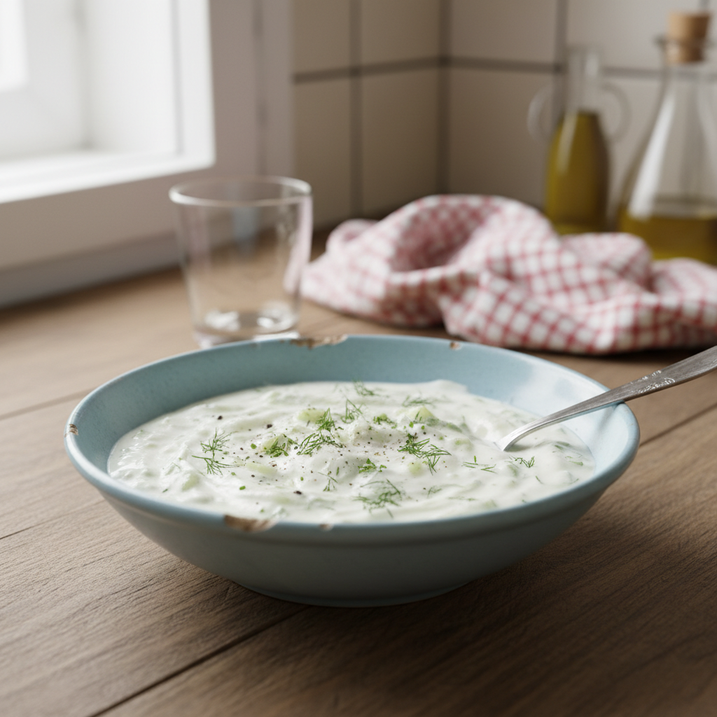 Jogurt umak s krastavcem i koprom
