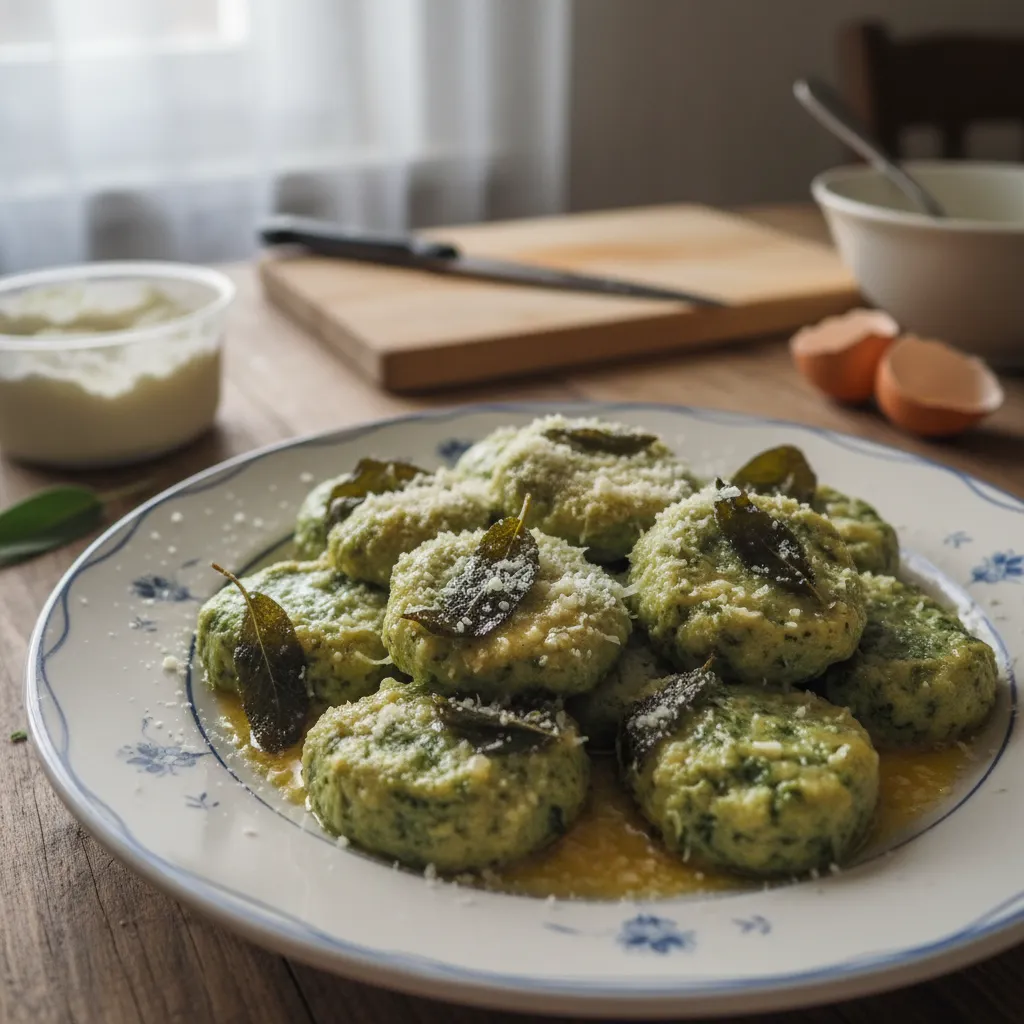 Gnudi sa špinatom i Ricottom