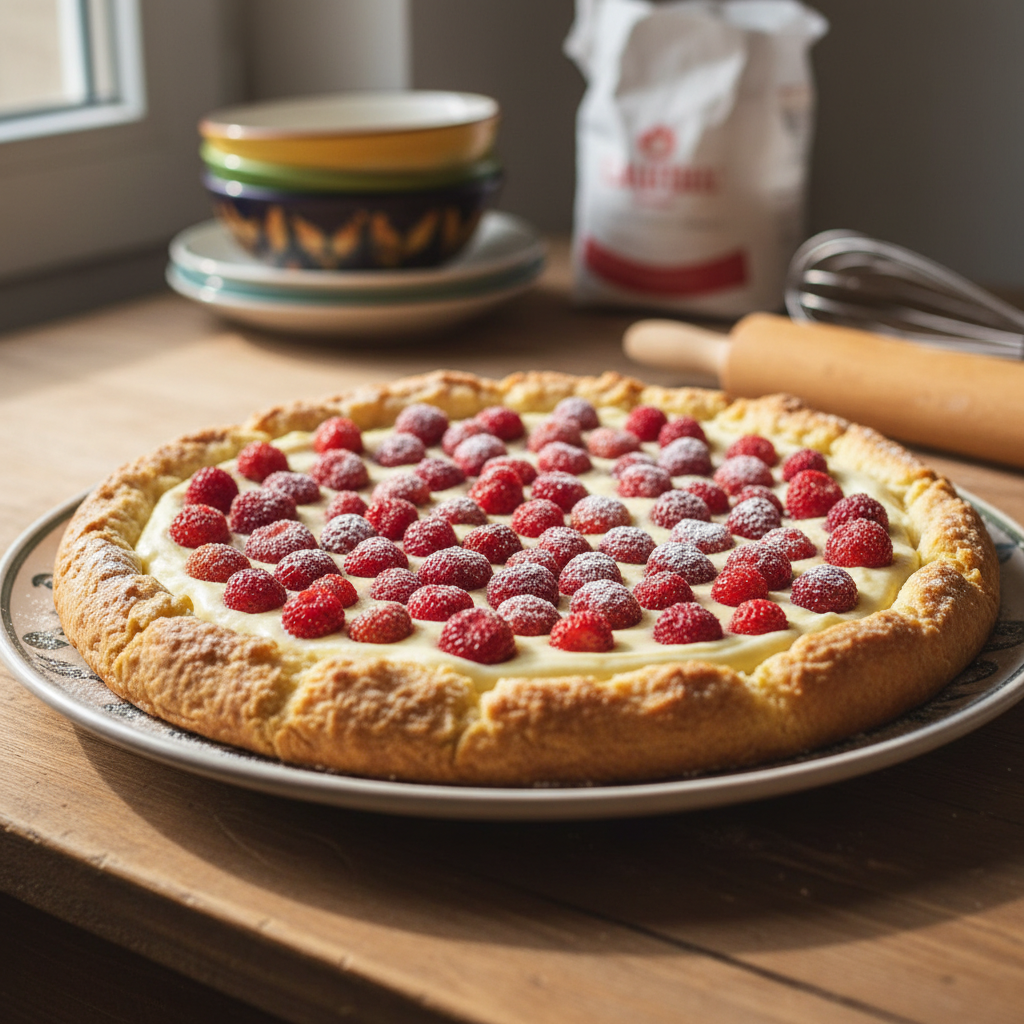 Crostata sa šumskim jagodama i slastičarskom kremom