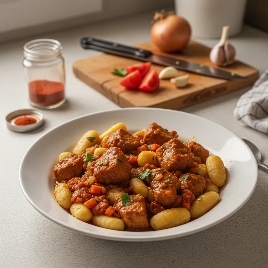Svinjski ragu s njokima