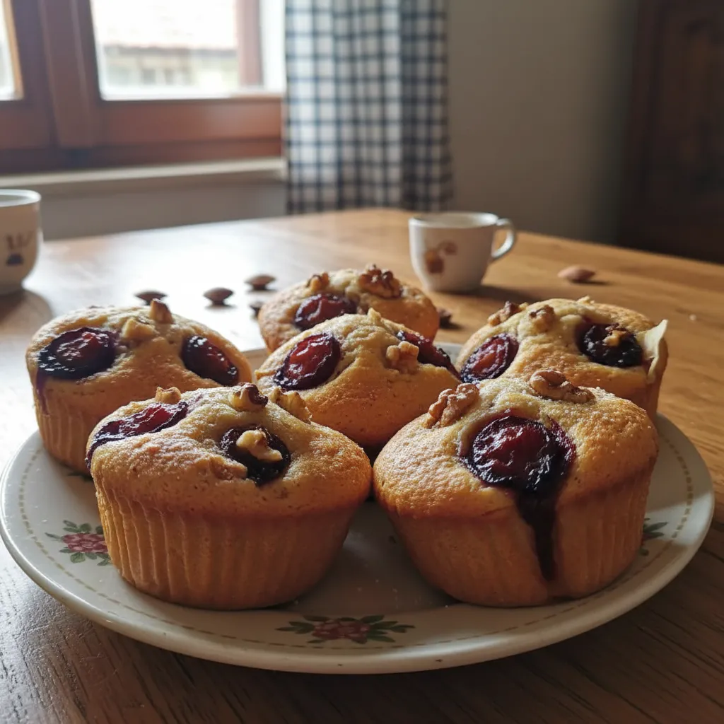 Muffini sa šljivama i orasima