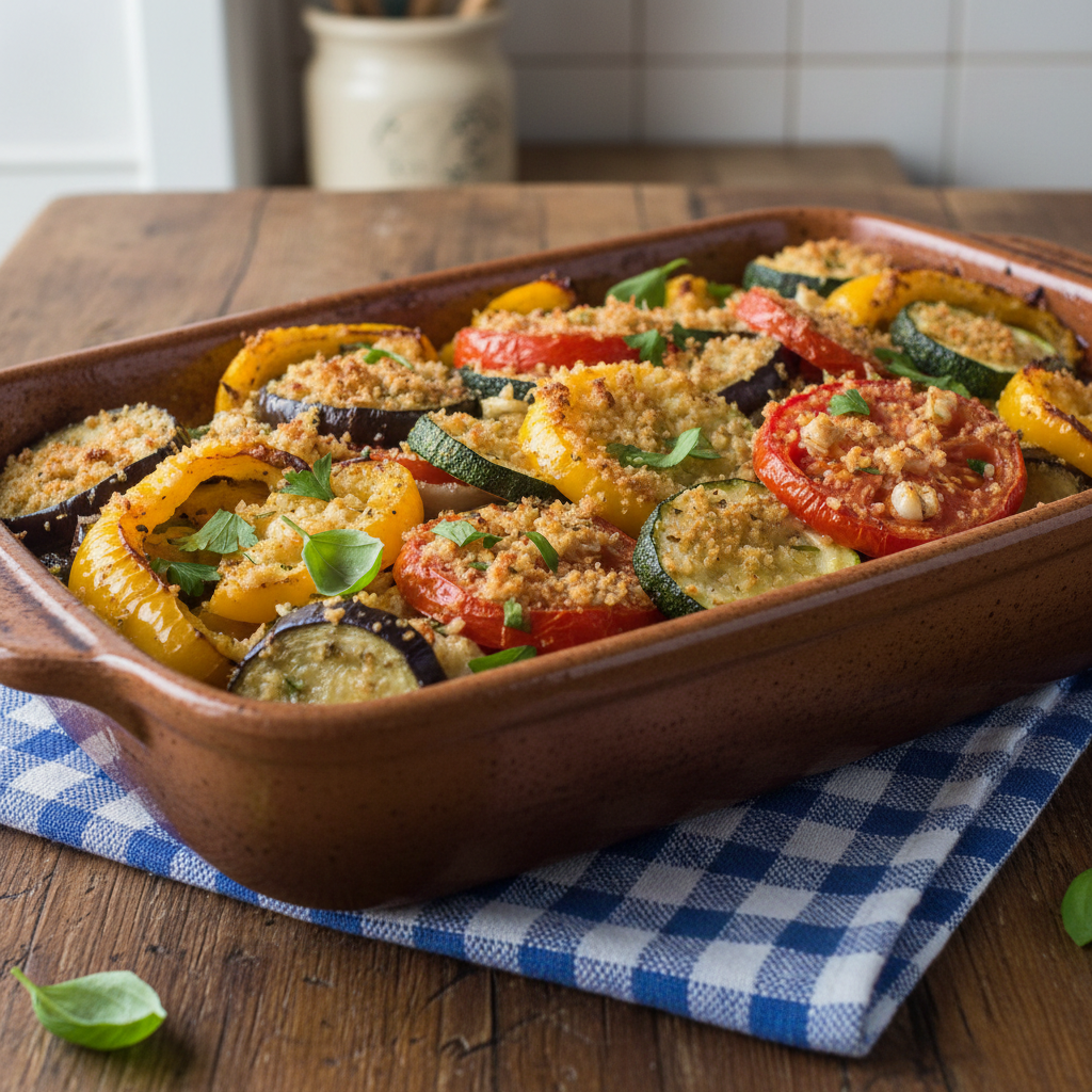 Gratinirano miješano povrće