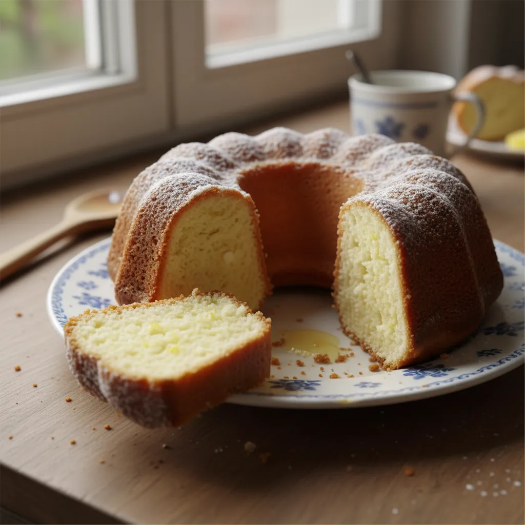 Kuglof sa svježim sirom i limunom
