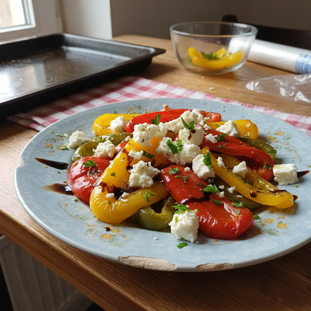 Carpaccio od paprika s feta sirom