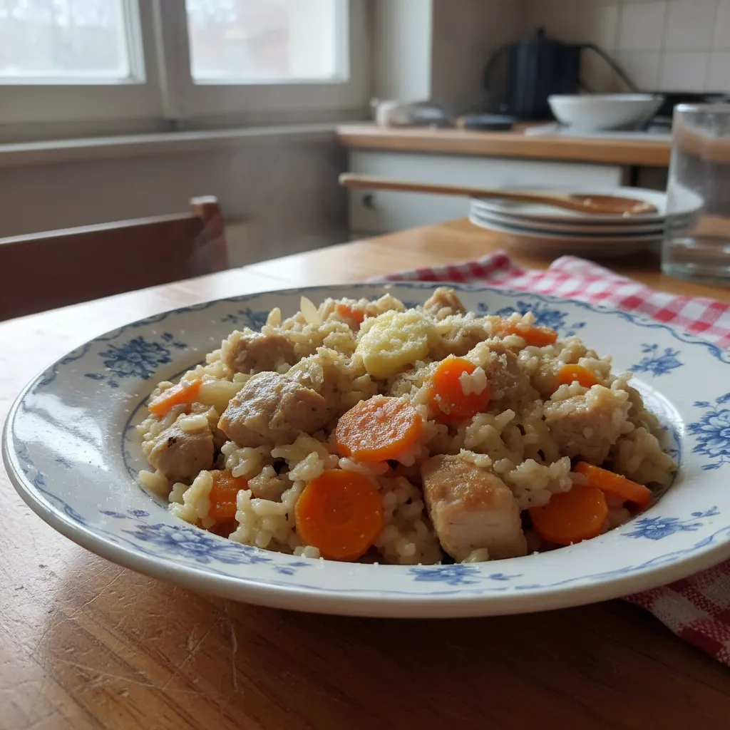 Rižoto s puretinom i mrkvom