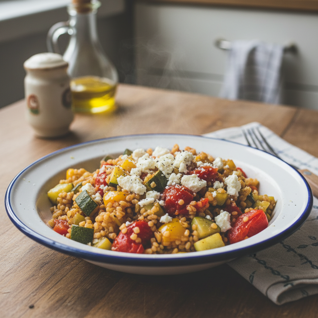 Bulgur s povrćem i fetom