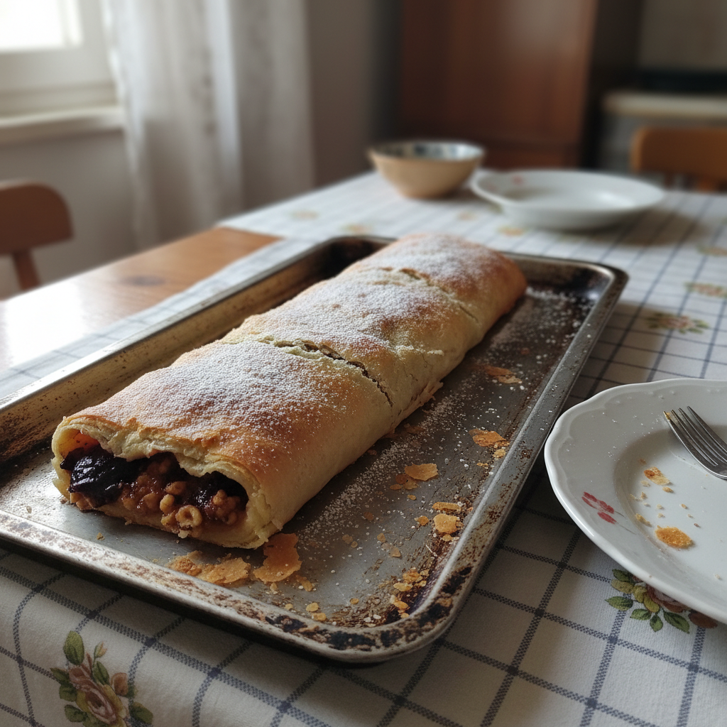 Štrudla sa šljivama i orasima