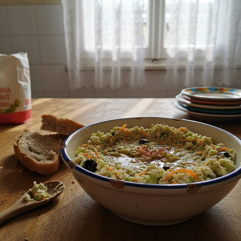 Pašteta od povrća i ricotte