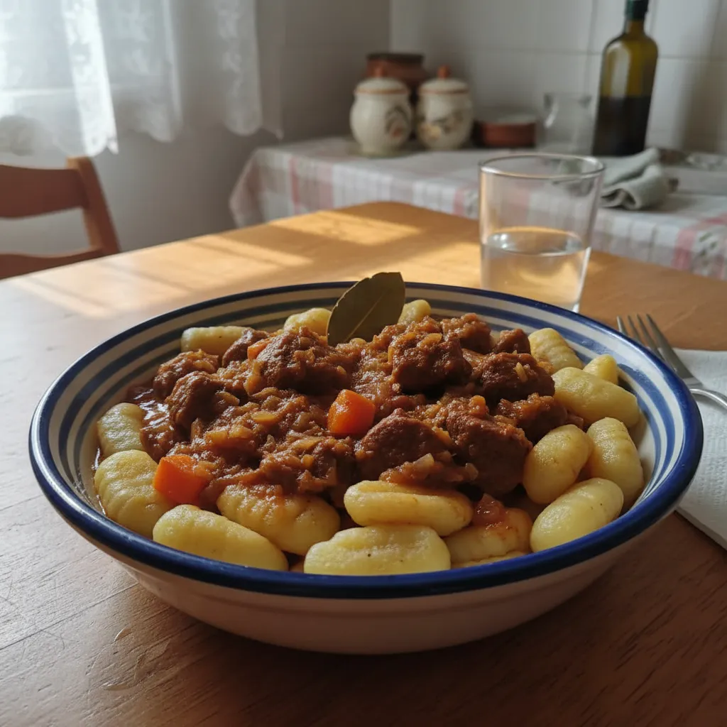 Juneći gulaš s njokima