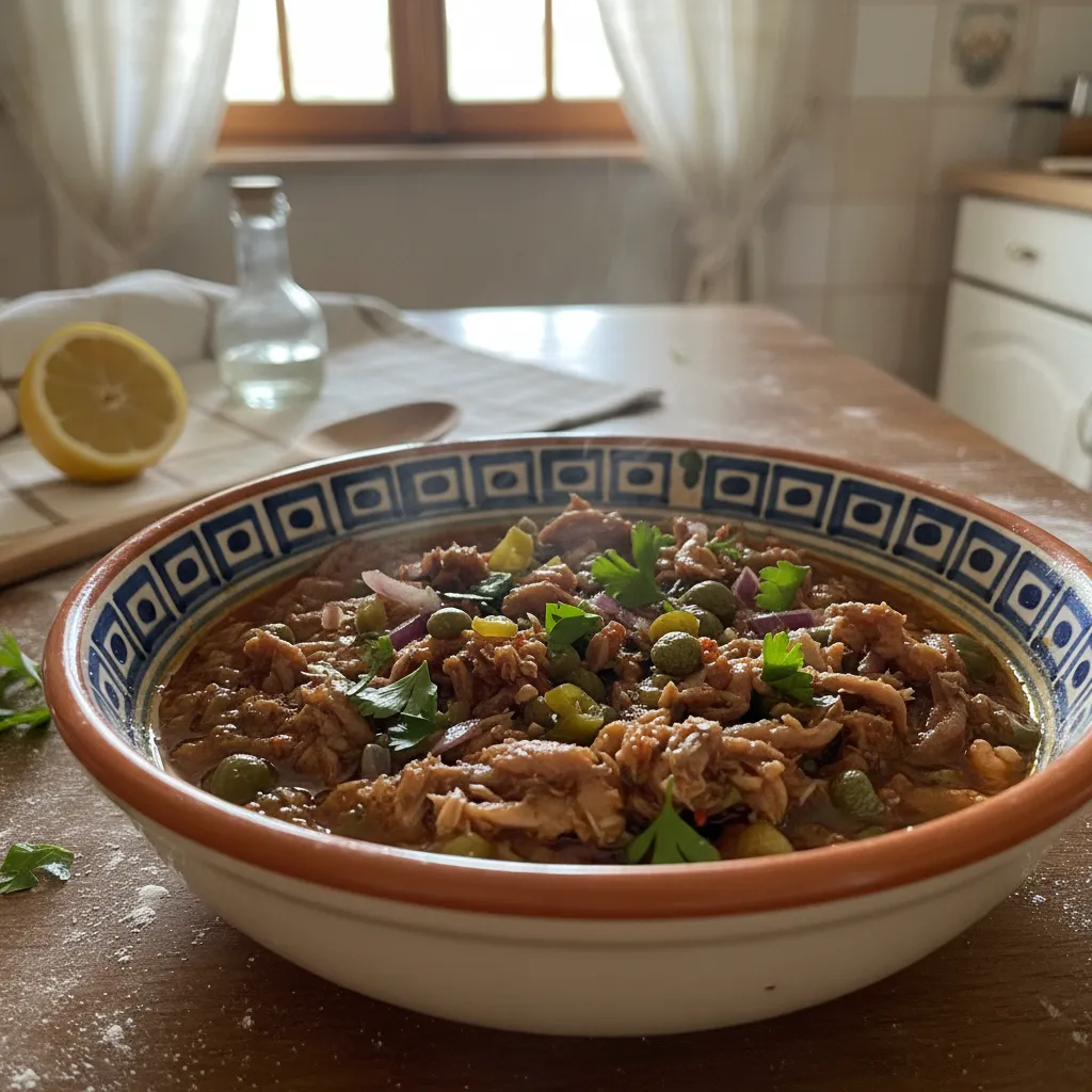 Snažni umak za kuhanu ribu (Salsa Saporita)