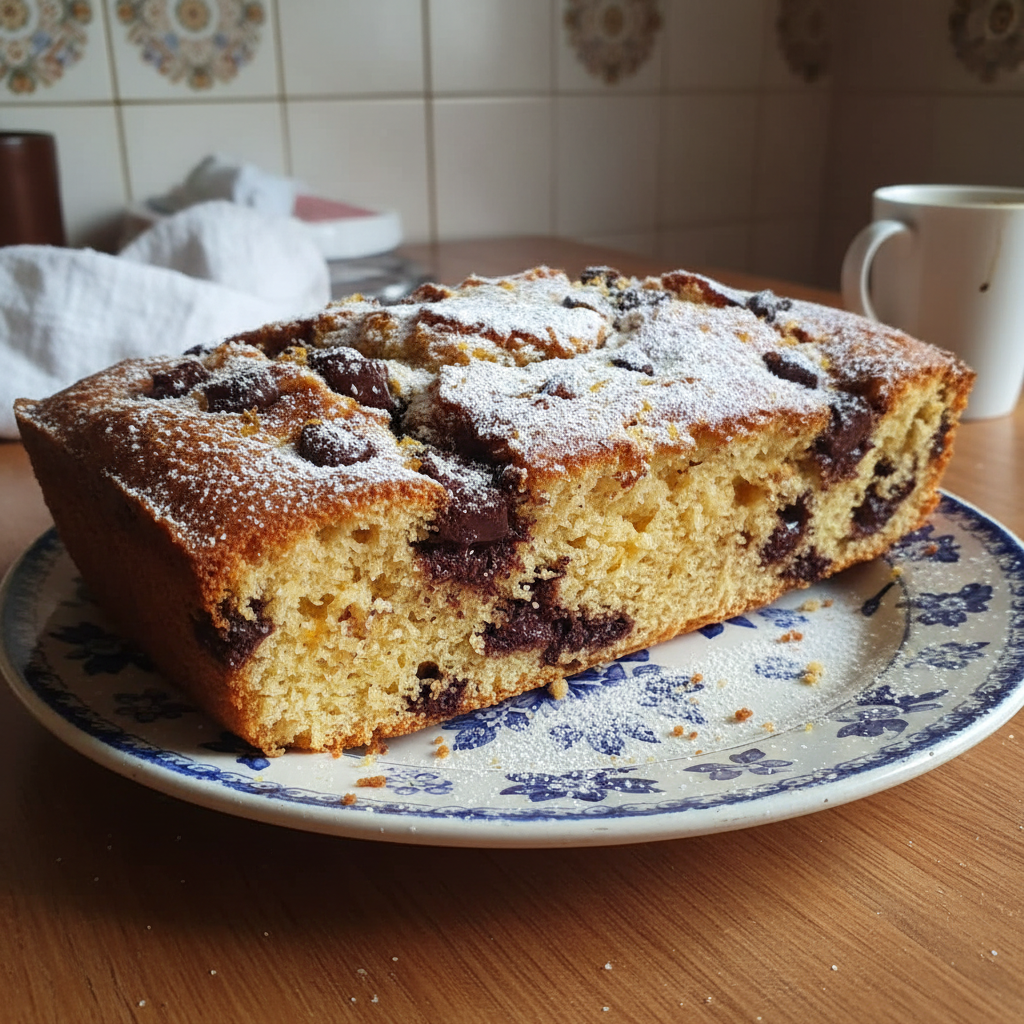 Biskvitni kolač s narančom i čokoladom