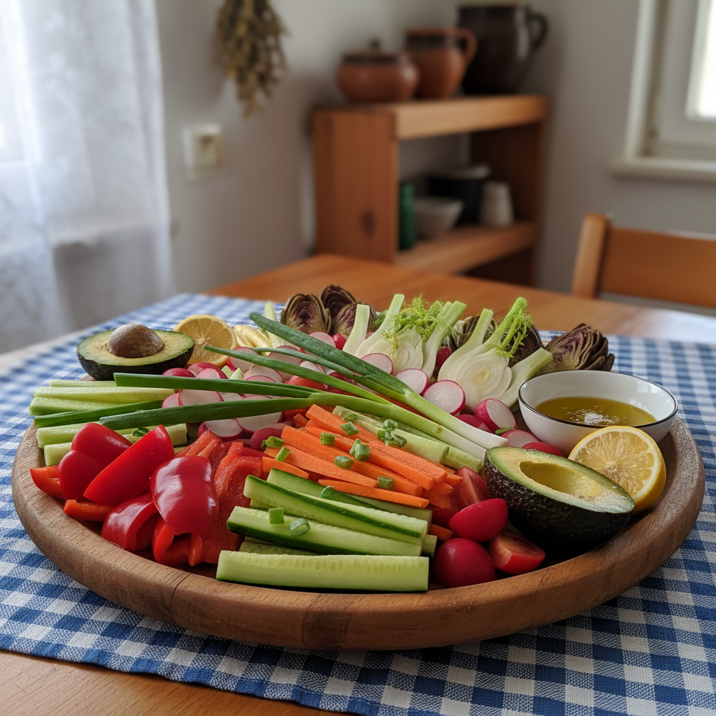 Picassova paleta: Šarena plata sirovog povrća