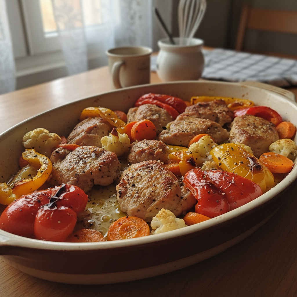 Puretina s paprikom i cvjetačom