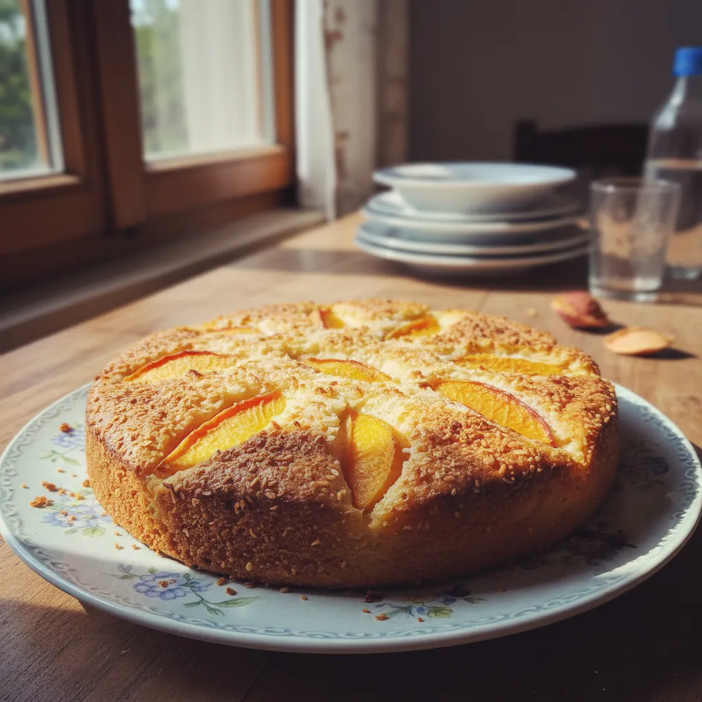 Torta s breskvama i kokosom