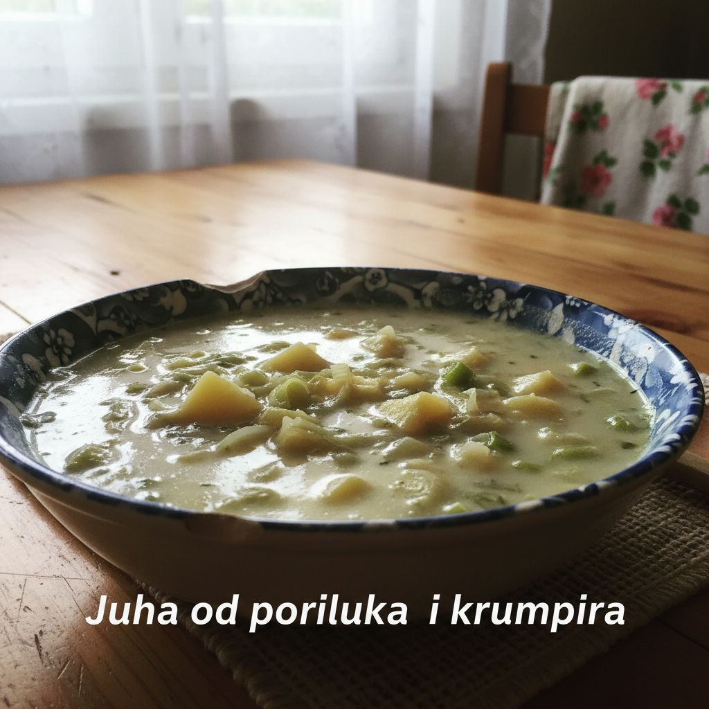 Juha od poriluka i krumpira