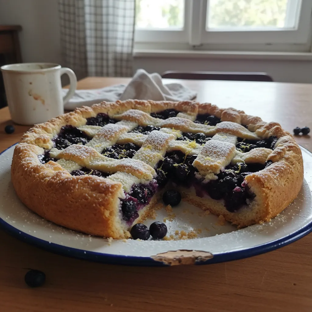 Pita s borovnicama i limunom