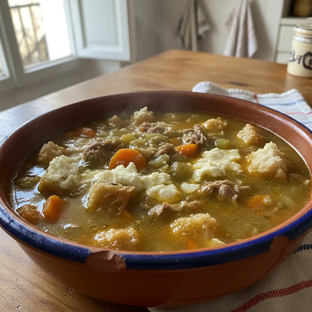 Gallurska juha (Zuppa Gallurese)