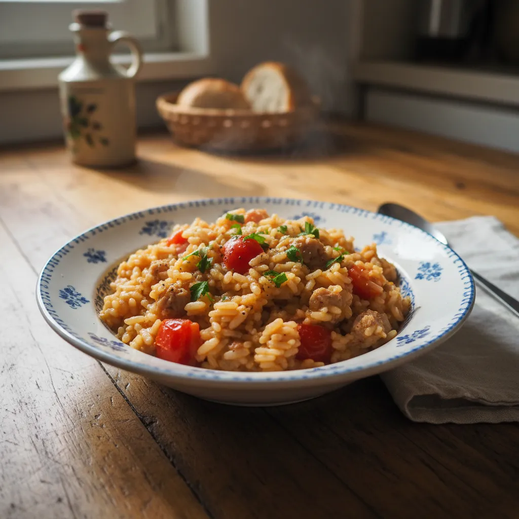 Tuna rižoto s rajčicom