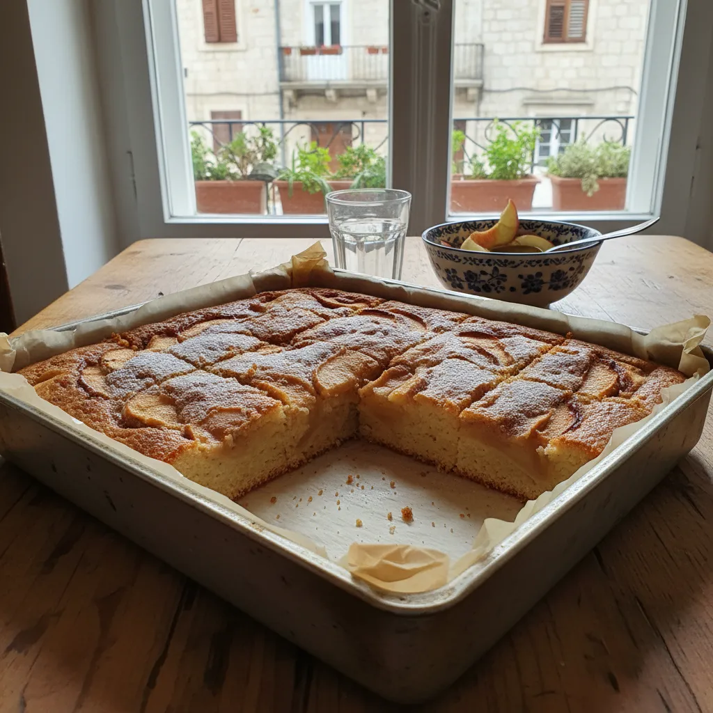 Kolač iz lima s jabukama i cimetom