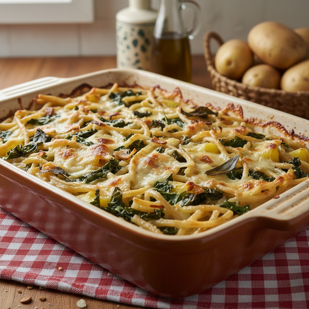 Zapečeni pizzoccheri iz Valtelline